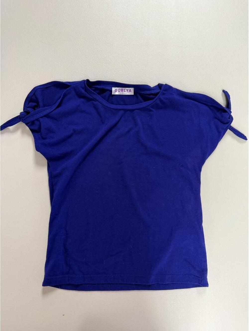 Goriya girls royal blue short sleeve top in size 8Y